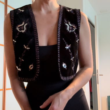 Veste aus Samt