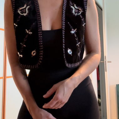 Veste aus Samt