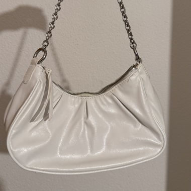 Borsa a tracolla bianca
