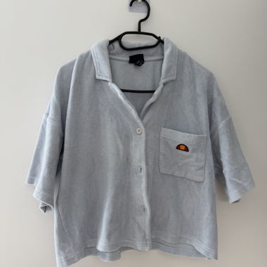 Camicia in tessuto di lino ellesse