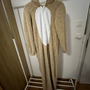 Combinaison Pyjama Ours Polaire Doux - Taille S-M