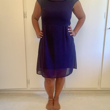 Abito H&M viola a pois