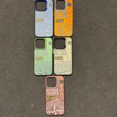 Stone Island Phone Cases Set for iPhone 15 Pro