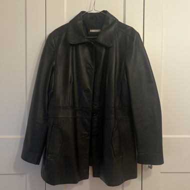 Leather coat