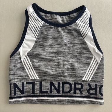 LNDR AERO DYNAMIC Sports Bra – Grey Marl, XS-S