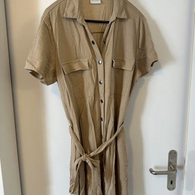 Abito camicia beige VILA XL