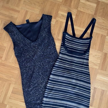 Lot 2 robes fourreau femme (Mango & Zebra)