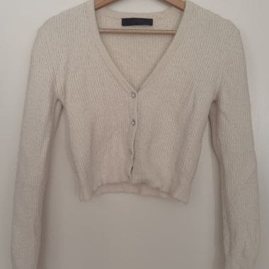 Cream White Hallhuber Cardigan