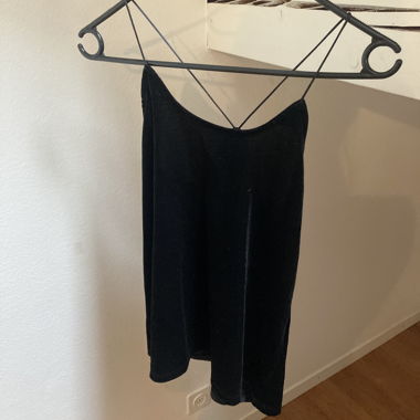 Schwarzes ärmelloses Top VERO MODA