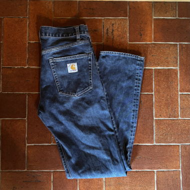 jean carhartt bleu pontiac pant