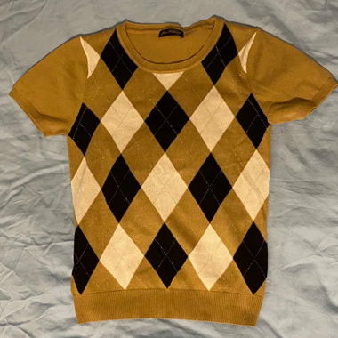argyle sweater shirt
