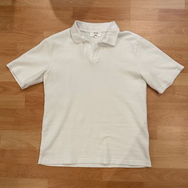 Dan Fox Poloshirt Weiss Grösse S