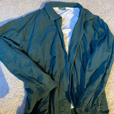 Veste d'entraînement oversize vert foncé