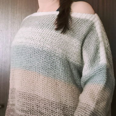Pull douillet en laine loose fit SCHOOL RAG