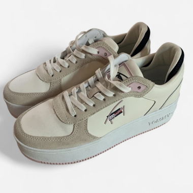 Tommy Jeans sneakers platform beige