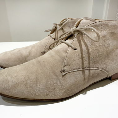 Tods Desert Boots Beige Suede – Size 39