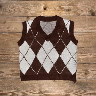 brown vest