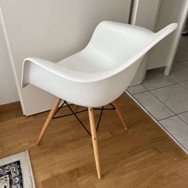 2x sedia bianca