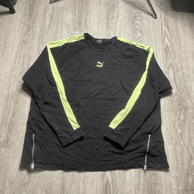 Puma Sweater Black/Neon green