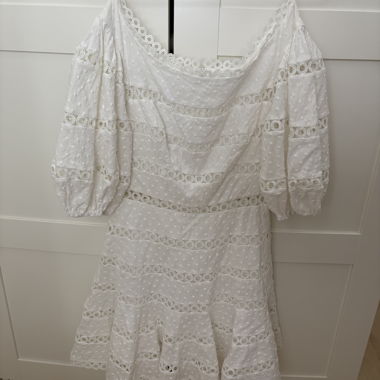 Weisses Spitzenkleid Zimmermann