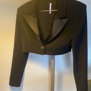 Boléro de blazer noir