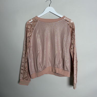 LIU JO glitter lace sweater