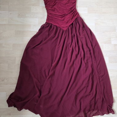 Abito maxi bordeaux Trendyol elegante