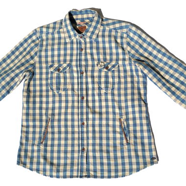 Camicia Donna a Quadri Maison Scotch Cotone Jeans Taglia S