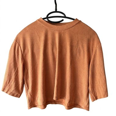 Top a costine MONKI arancione
