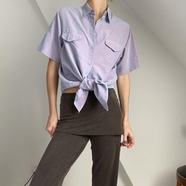 Lila vintage blouse