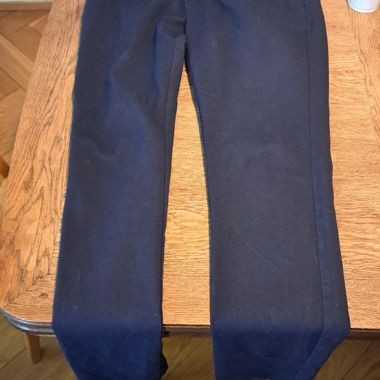 Pantaloni in tessuto blu scuro