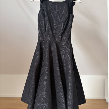 River Island schwarze Spitzenkleid