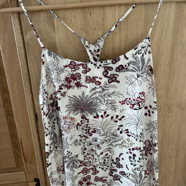 Top à bretelles floral