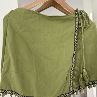 Green shorts skort skirt beach light summer favric