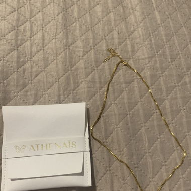 Collana color oro in acciaio inossidabile