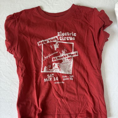 Red T-shirt with Print