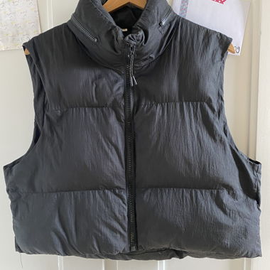 Black Down Vest