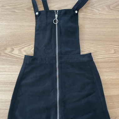 Black Strap Skirt