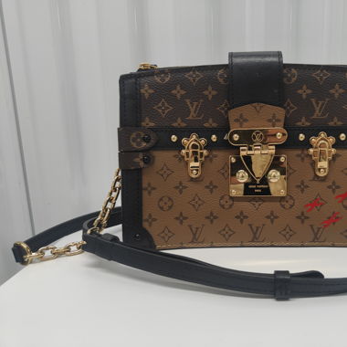 Louis Vuitton Reverse Monogram Trunk Clutch
