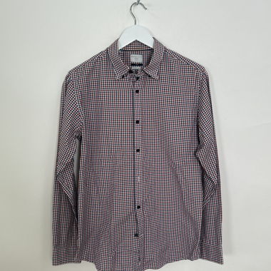 Checked long-sleeve shirt