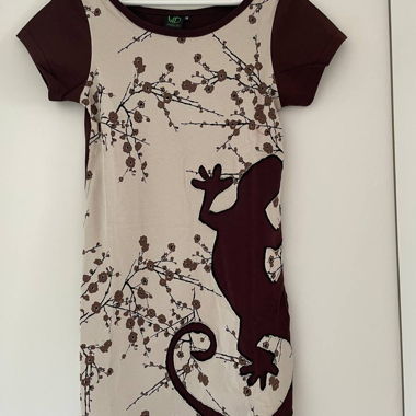 Dress with Gecko / Kleid mit Gecko