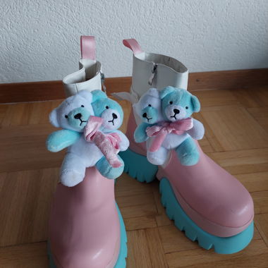 Koi X Melanie Martinez Teddy Bear Platform Boots