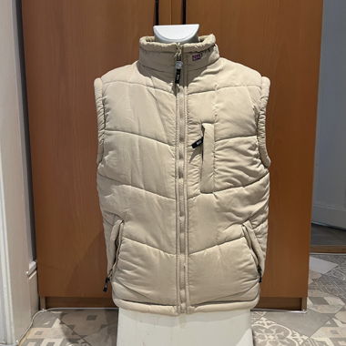 Gilet smanicato beige reversibile