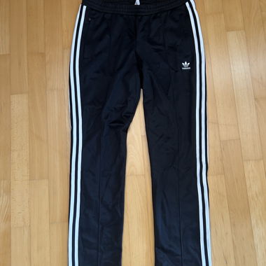 Adidas black track pants