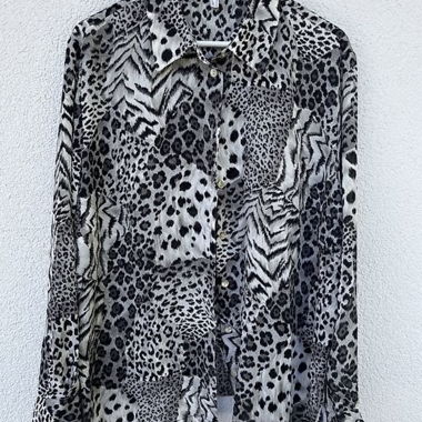Blouse à imprimé animal