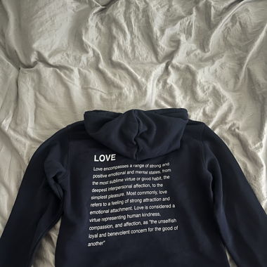 mira paris - love definition hoodie