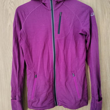 Jaquette Icebraker en laine Mérinos taille M
