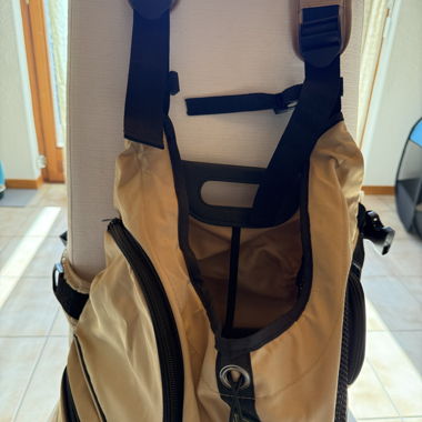 Beiger Rucksack für Hund