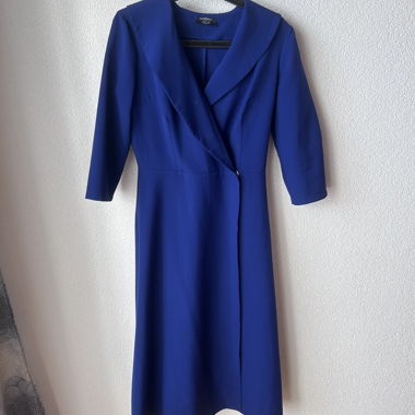 Blaues, elegantes Kleid