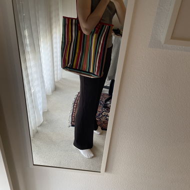 Striped Tote Bag